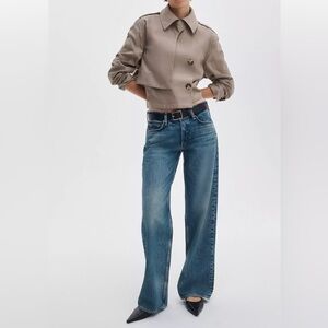 BNWT Rag & Bone Saige Relaxed Straight Jeans in Echo